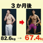 廣津史朗、ライザップで-15.2kg達成