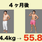 林家三平さん、ライザップで-18.6kg達成